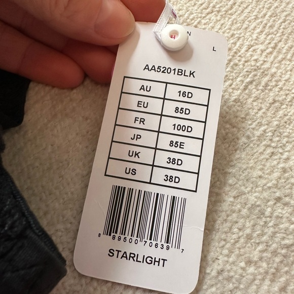 Freya Starlight Side Support Balcony Bra Black NWT (Size 38D) - Picture 6 of 8